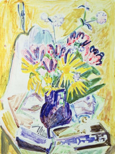 Fiori in un vaso, 1918-19 da Ernst Ludwig Kirchner